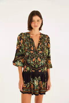 Vestido Curto Estampado Marcelle - FARM - comprar online