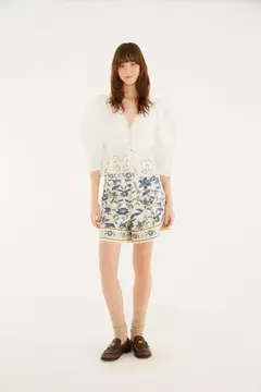 Short Sarja Estampado Marcelle - farm rio - comprar online