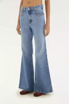 Calça Jeans Flare Alta - farm rio na internet