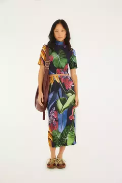 Blusa Cropped Estampada Banana Uva - FARM RIO na internet