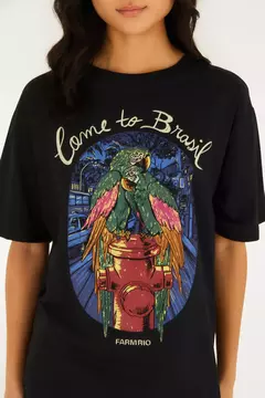 T-Shirt Media Friozinho Bom Come To Brasil - FARM RIO na internet