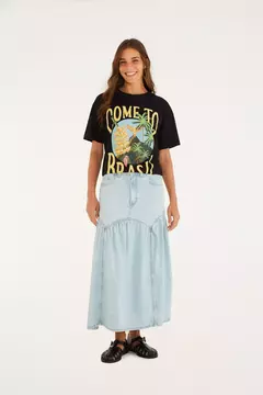T-SHIRT MEDIA BANANA COME TO BRASIL - FARM RIO - loja online