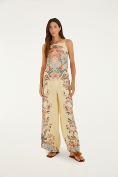 CALÇA RETA ENCANTO BOHO - FARM - comprar online