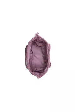 NECESSAIRE ZIRIGUIDUM ROMANCE EM FLOR ROXO - farm me leva - ELMÊ