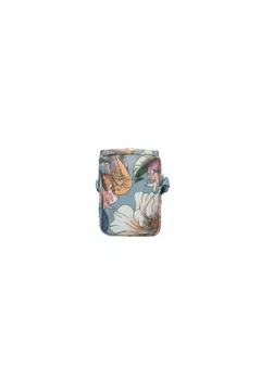 BOLSA FERVO ROMANCE EM FLOR AZUL- farm me leva - ELMÊ