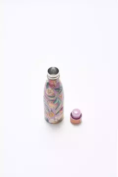 GARRAFA GLUB GLUB 500ML ROMANCE EM FLOR ROXO - farm me leva - ELMÊ