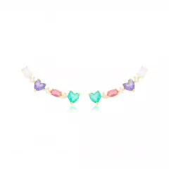 Brinco ear cuff Vitoria colors