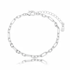 pulseira cida ródio branco