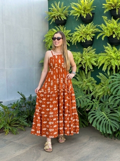 vestido Luma estampa boho