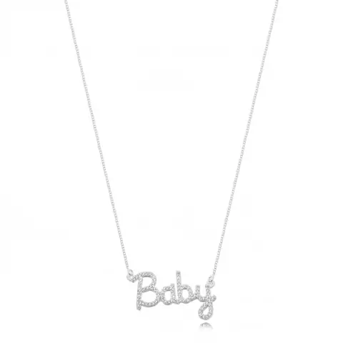 Colar baby ródio branco
