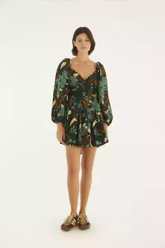 Vestido Curto Manga Beatrice Floral - FARM RIO - comprar online