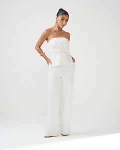 Macacão Monise Off White - comprar online