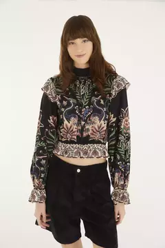 Blusa manga jardim maravilhoso - farm rio na internet