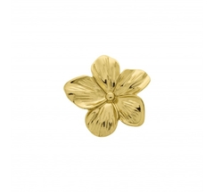 pingente flor grande ouro