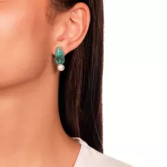 Conjunto gota turmalina pérola na internet