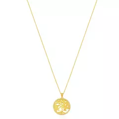 Colar Árvore da Vida cravejado ouro