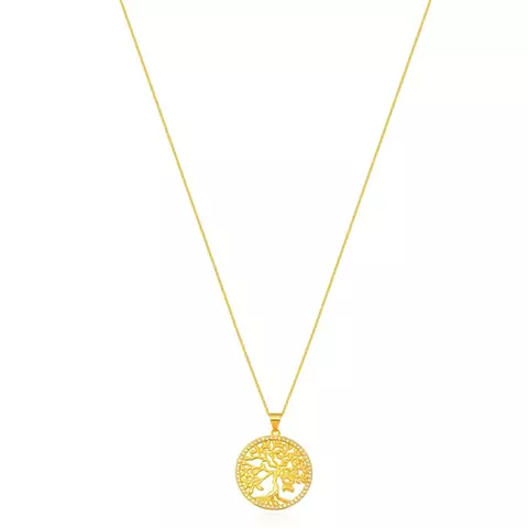 Colar Árvore da Vida cravejado ouro