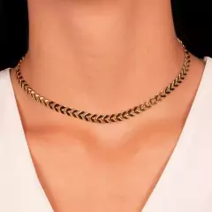 Choker escamas ouro - comprar online