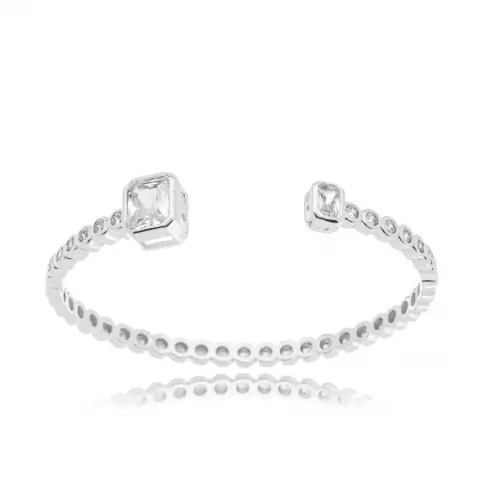bracelete cravejado ródio branco