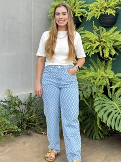 calça jeans boyfriend puidos - Animale jeans