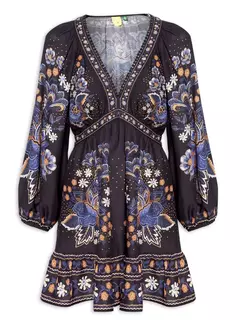 Vestido Curto Noite Florida - FARM RIO - comprar online