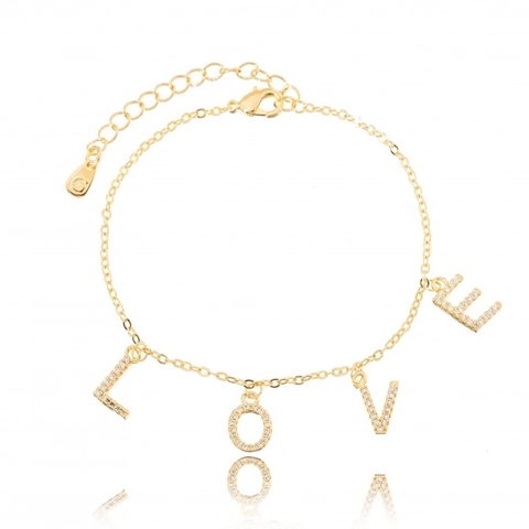 Pulseira Love Micro Zircônia