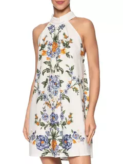 VESTIDO CURTO FLORAL PENELOPE - FARM na internet