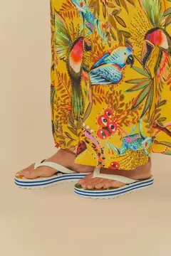 Chinelo Rainbow estampa arara - farm apé - comprar online