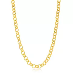 choker elo português ouro