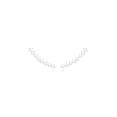 semi  joia banhada a ouro/ródio branco - acessórios - brinco - ear cuff - argola