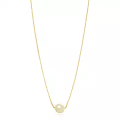 colar pérola ouro G - comprar online