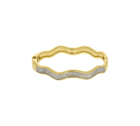 bracelete glitter prata ouro