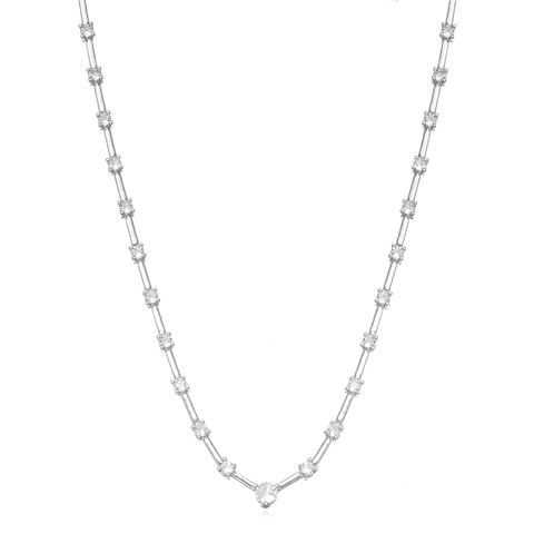 choker diana ródio branco