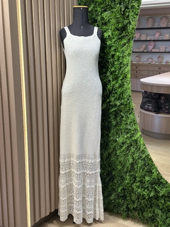 Vestido tricot Fabiana branco