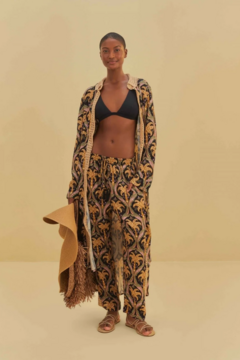 calça artesanal camafel tropical - FARM PRAIA - comprar online