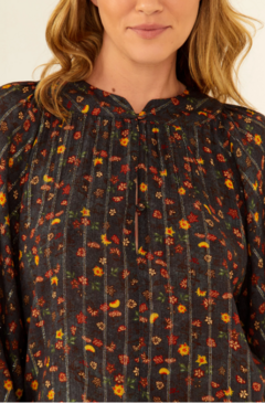 Blusa Estampa Jardim - Maria filó - ELMÊ
