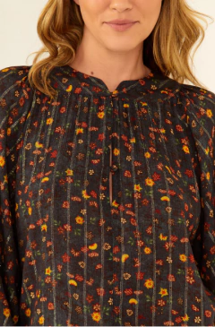 Blusa Estampa Jardim - Maria filó - ELMÊ
