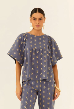 Blusa Bordado Azaleia - MARIA FILÓ - comprar online