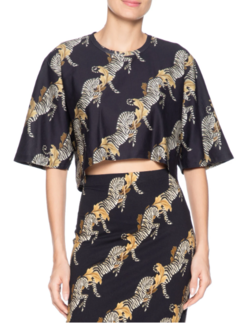 TSHIRT CROPPED ZEBRA - FARM RIO - comprar online