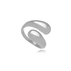 Anel gotas regulável - ródio branco - comprar online