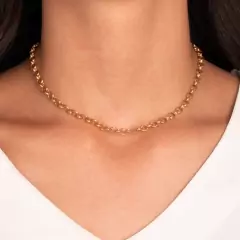 choker elo português ouro - comprar online
