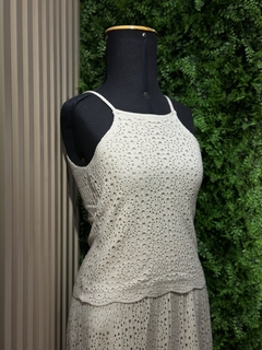 CONJUNTO tricot ANASTACIA POWER BRIGHT - areia - ELMÊ