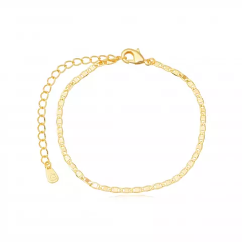 Pulseira piastrine lisa ouro