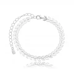 pulseira escamas ródio branco