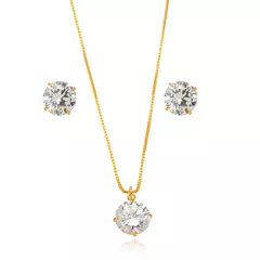 Conjunto Ponto De Luz 6mm - ouro - comprar online