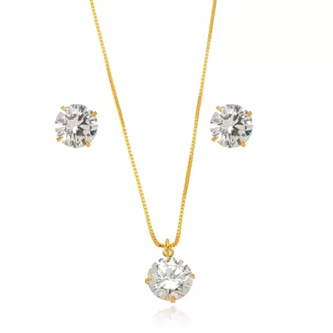 Conjunto Ponto De Luz 6mm - ouro - comprar online
