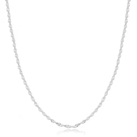Choker singapura ródio branco