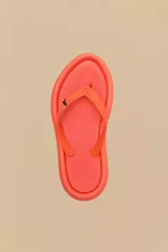 Chinelo Canoa Com Pin laranja - farm apé - ELMÊ