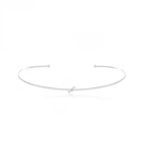 choker aro nó ródio branco