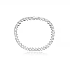 pulseira Riviera genebra cristal ródio branco